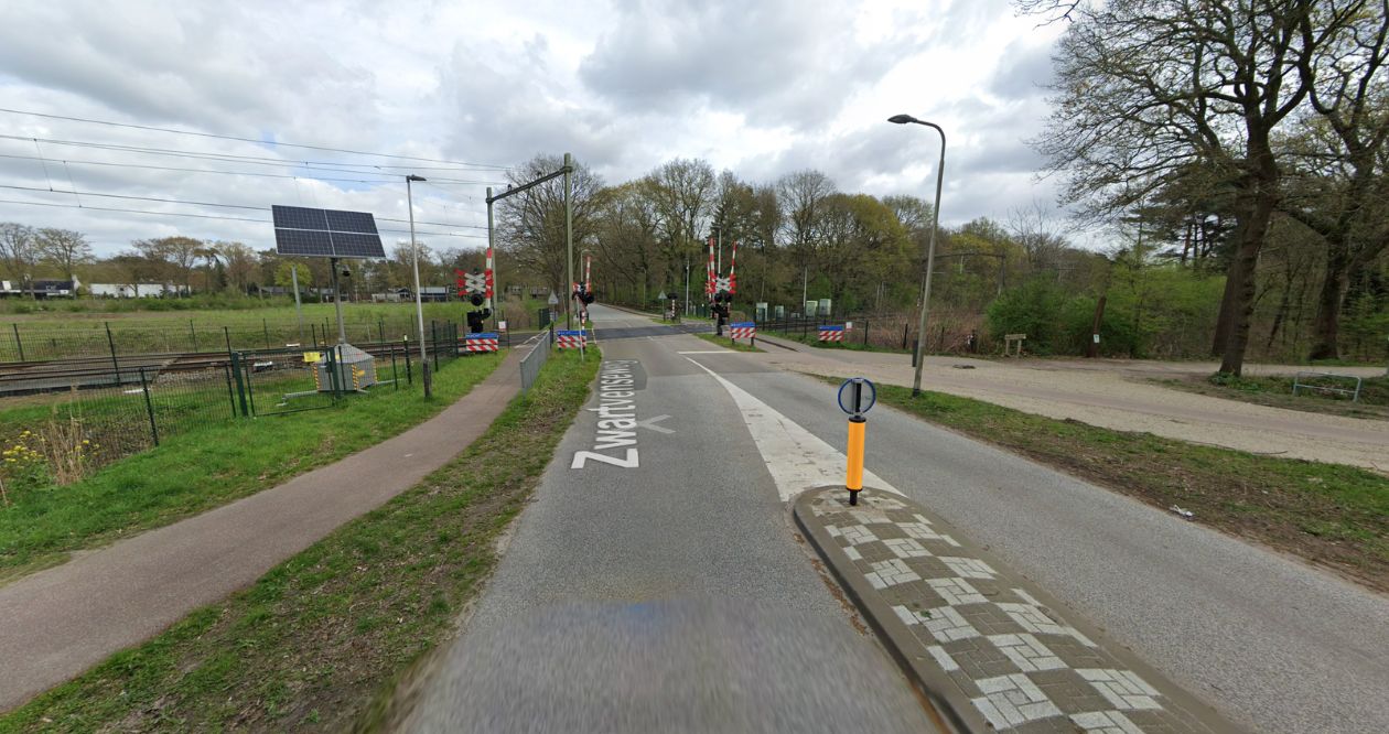 Wegwerkzaamheden Zwartvenseweg Tilburg-West.