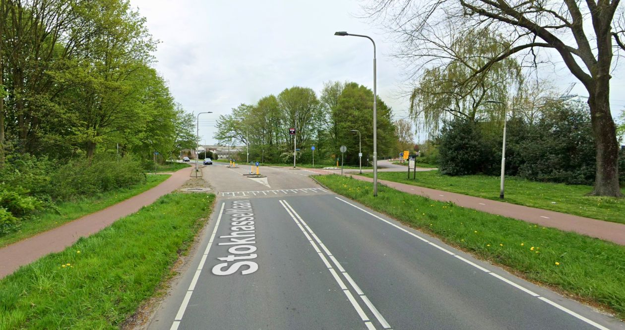 Wegwerkzaamheden Stockhasseltlaan Tilburg.